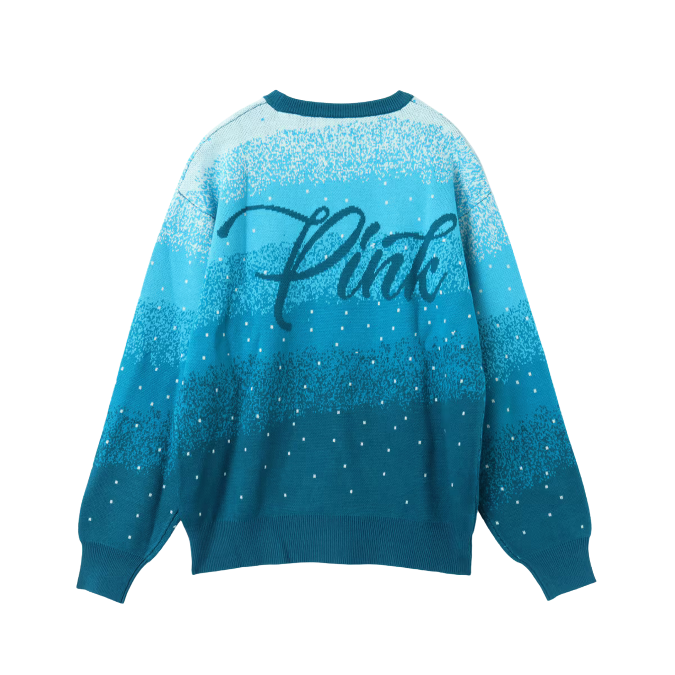 ATMOS PINK GRADATION JACQUARD SWEATER