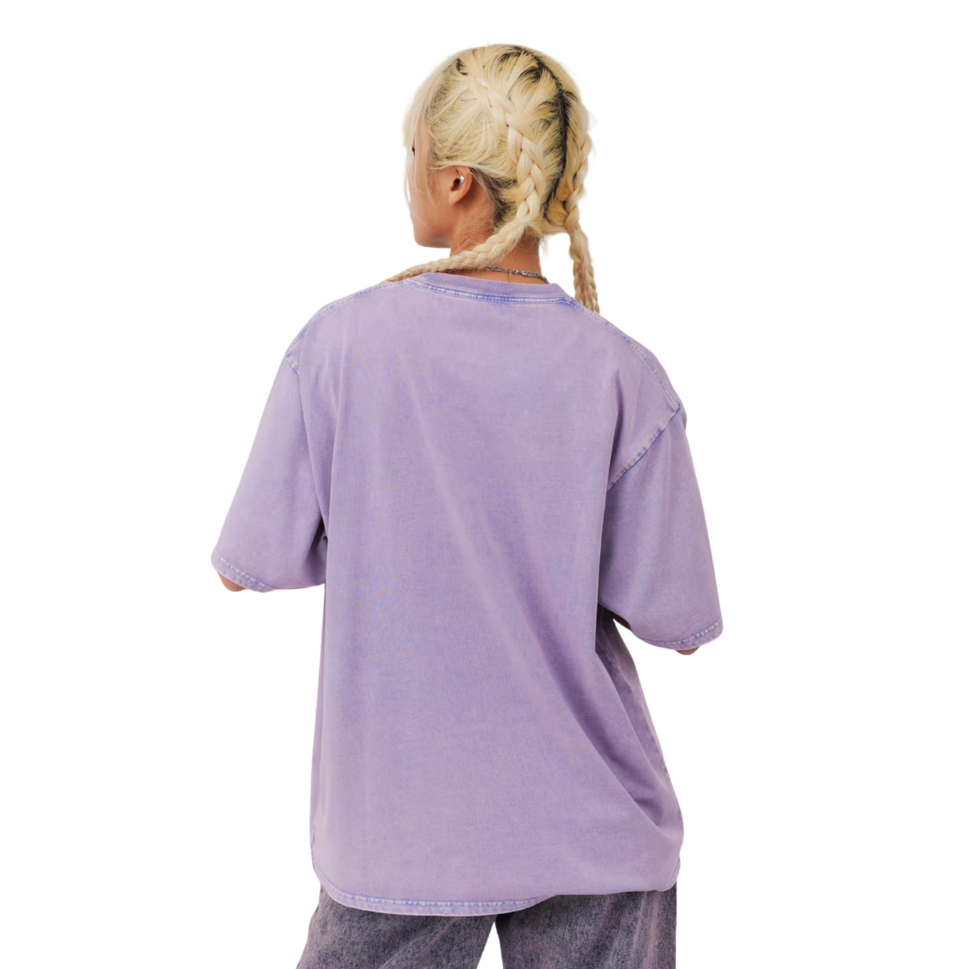 ATMOS PINK BLEACHED FINISHING T-SHIRT