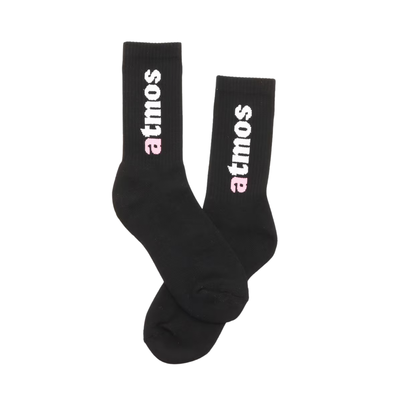 ATMOS PINK JACQUARD LOGO SOCKS