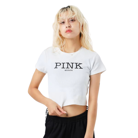 ATMOS PINK RIB TIGHT T-SHIRT