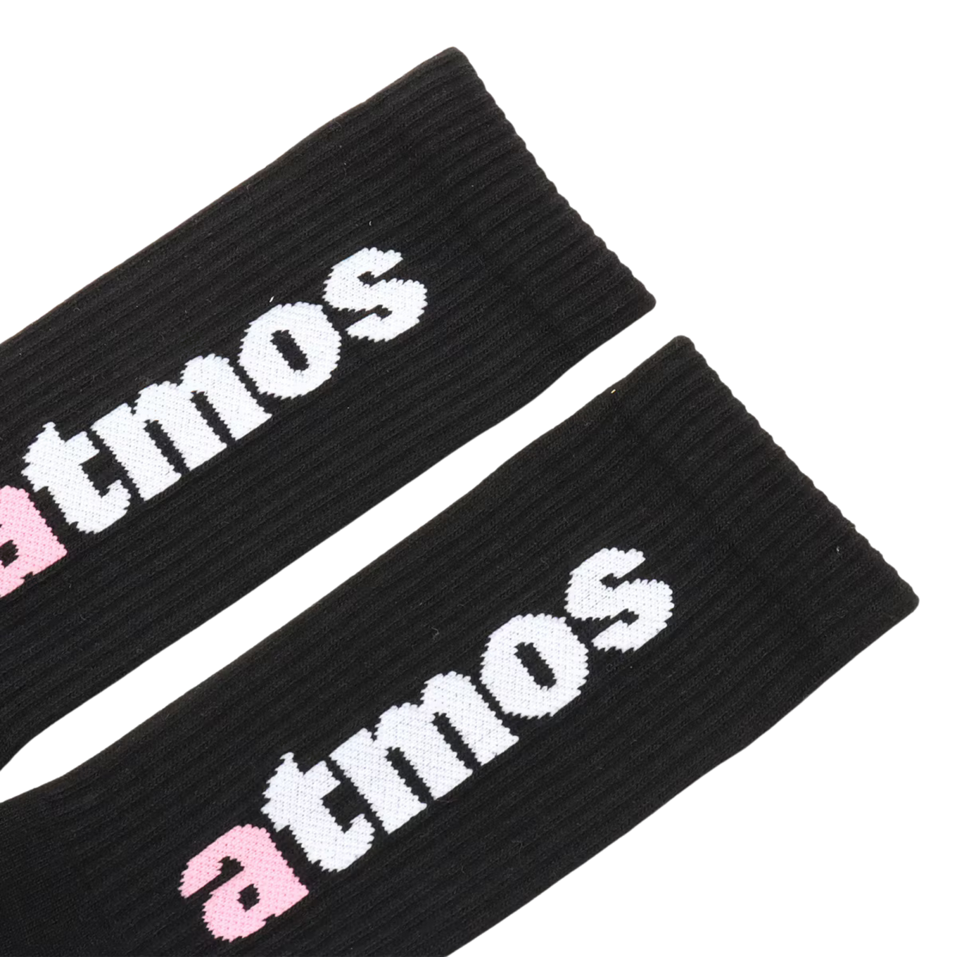 ATMOS PINK JACQUARD LOGO SOCKS