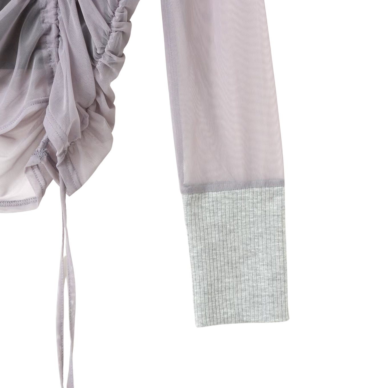 ATMOS PINK SEE-THROUGH LAYERED LS T-SHIRT