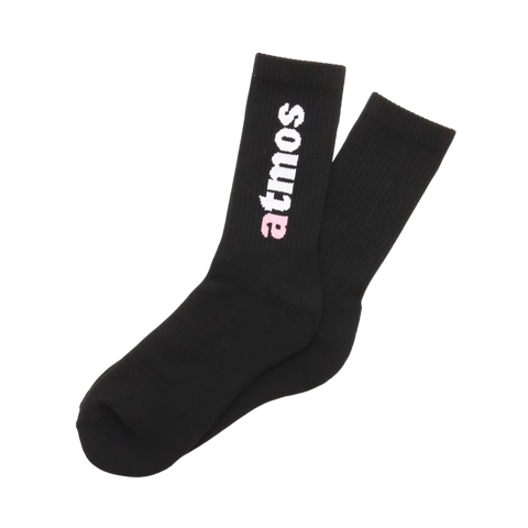 ATMOS PINK JACQUARD LOGO SOCKS