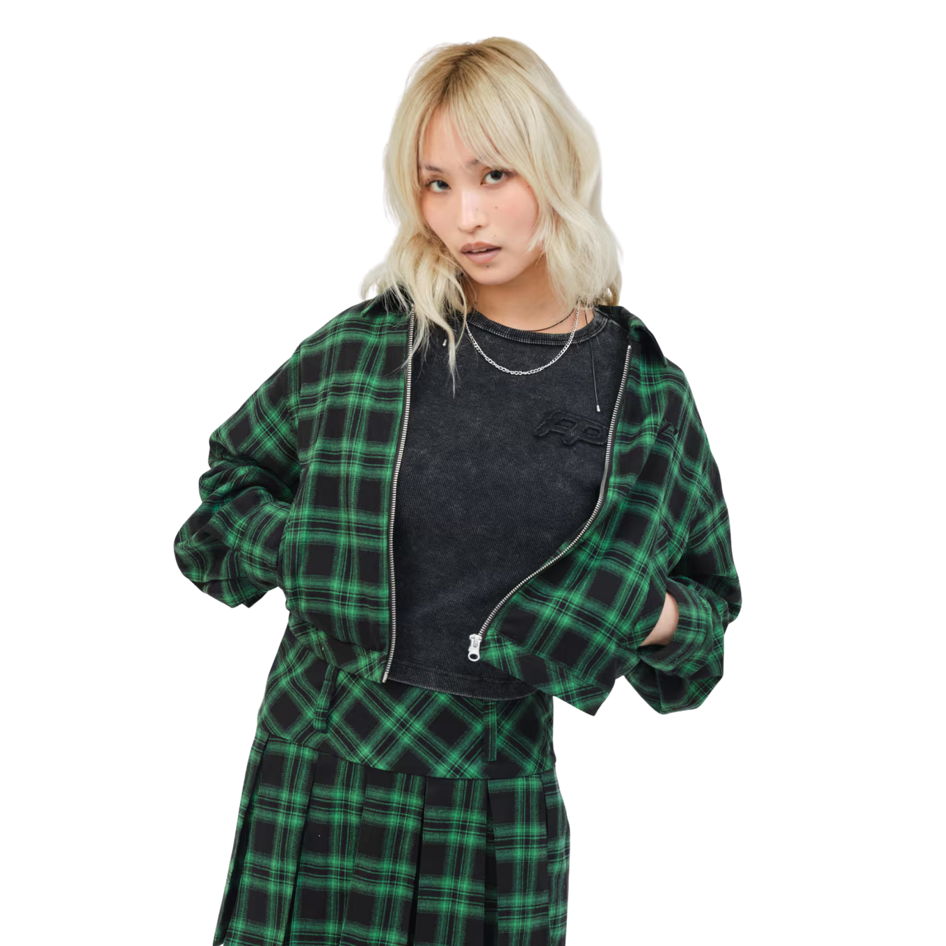 ATMOS PINK PLAID JACKET