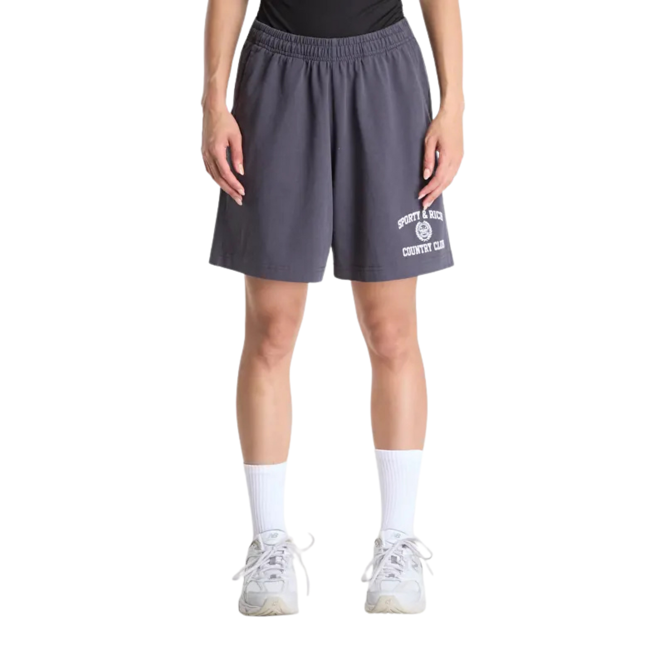 SPORTY & RICH VARSITY CREST GYM SHORT
