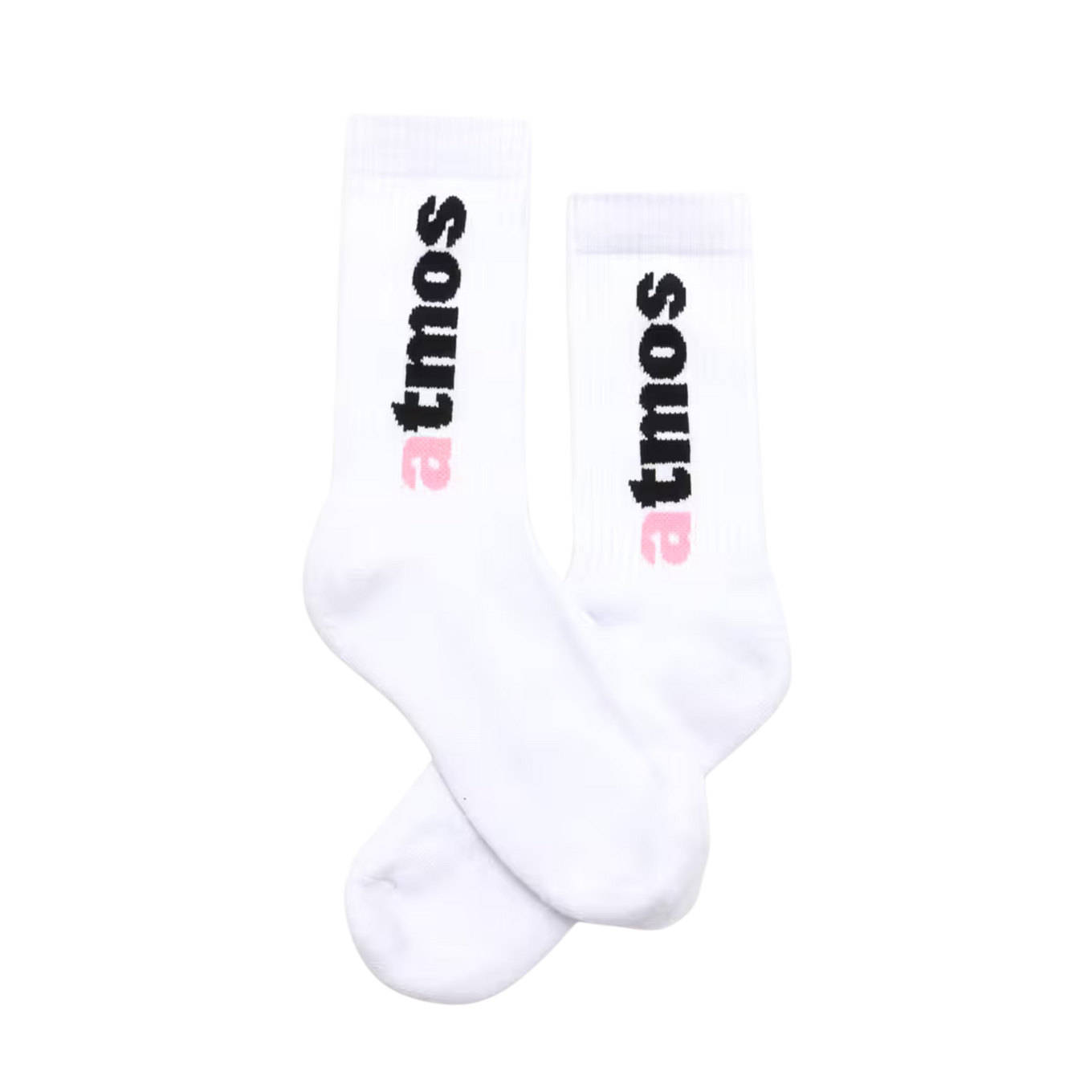 ATMOS PINK JACQUARD LOGO SOCKS