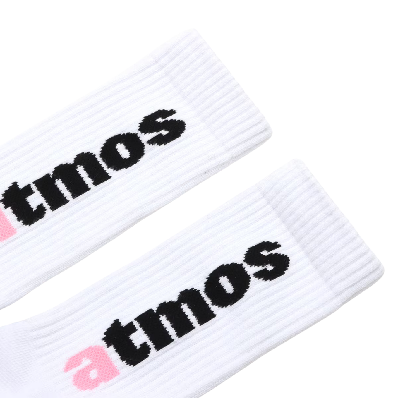 ATMOS PINK JACQUARD LOGO SOCKS