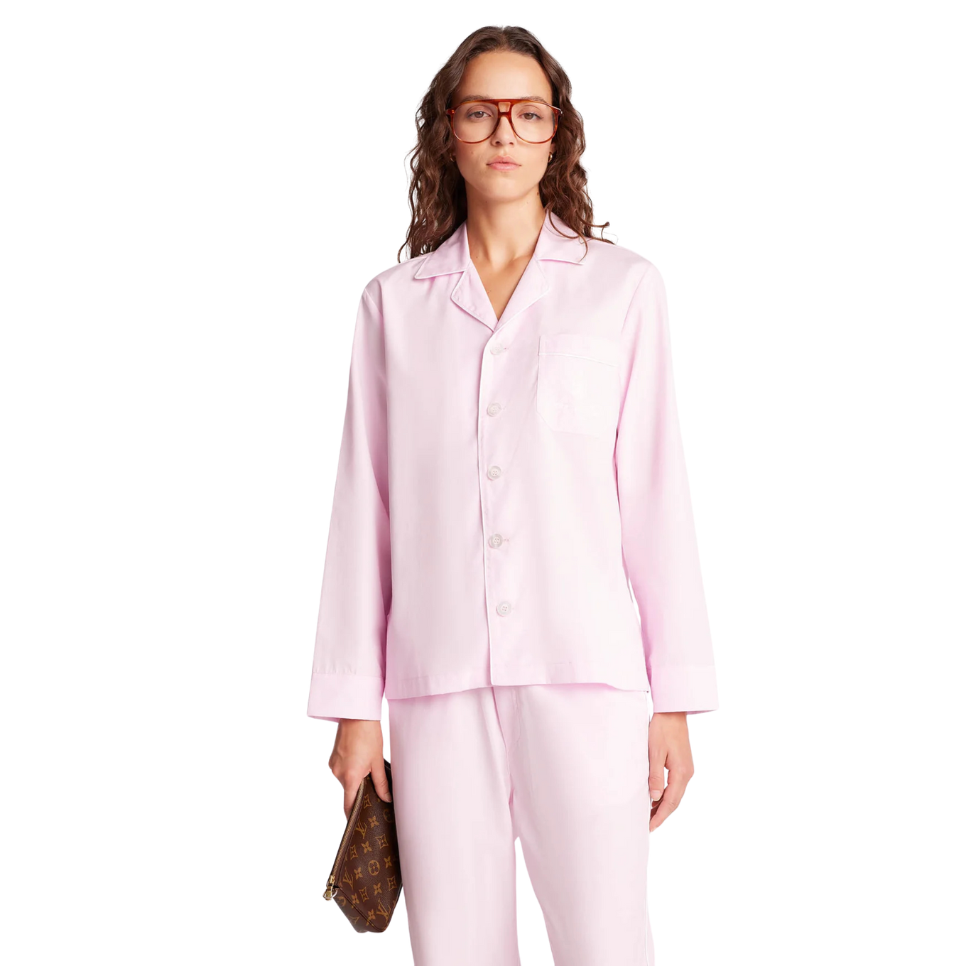 SPORTY & RICH VENDOME PYJAMA SHIRT