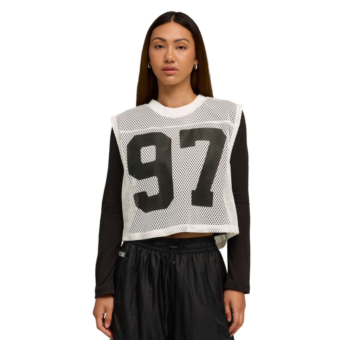 PUMA X ROSE RELAXED MESH TOP PUMA X ROSE RELAXED MESH TOP