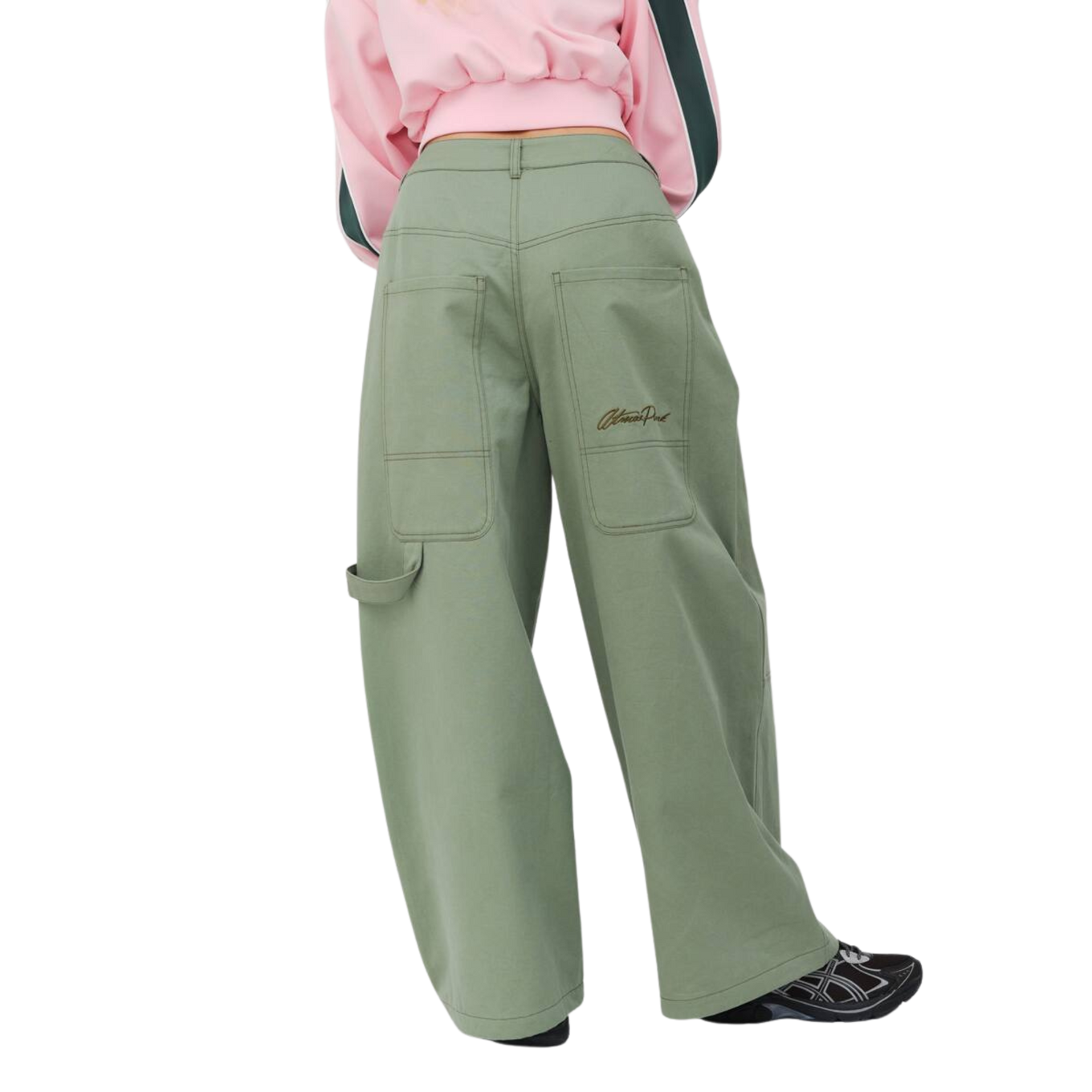 ATMOS PINK SUPER BAGGY CHINO PANTS