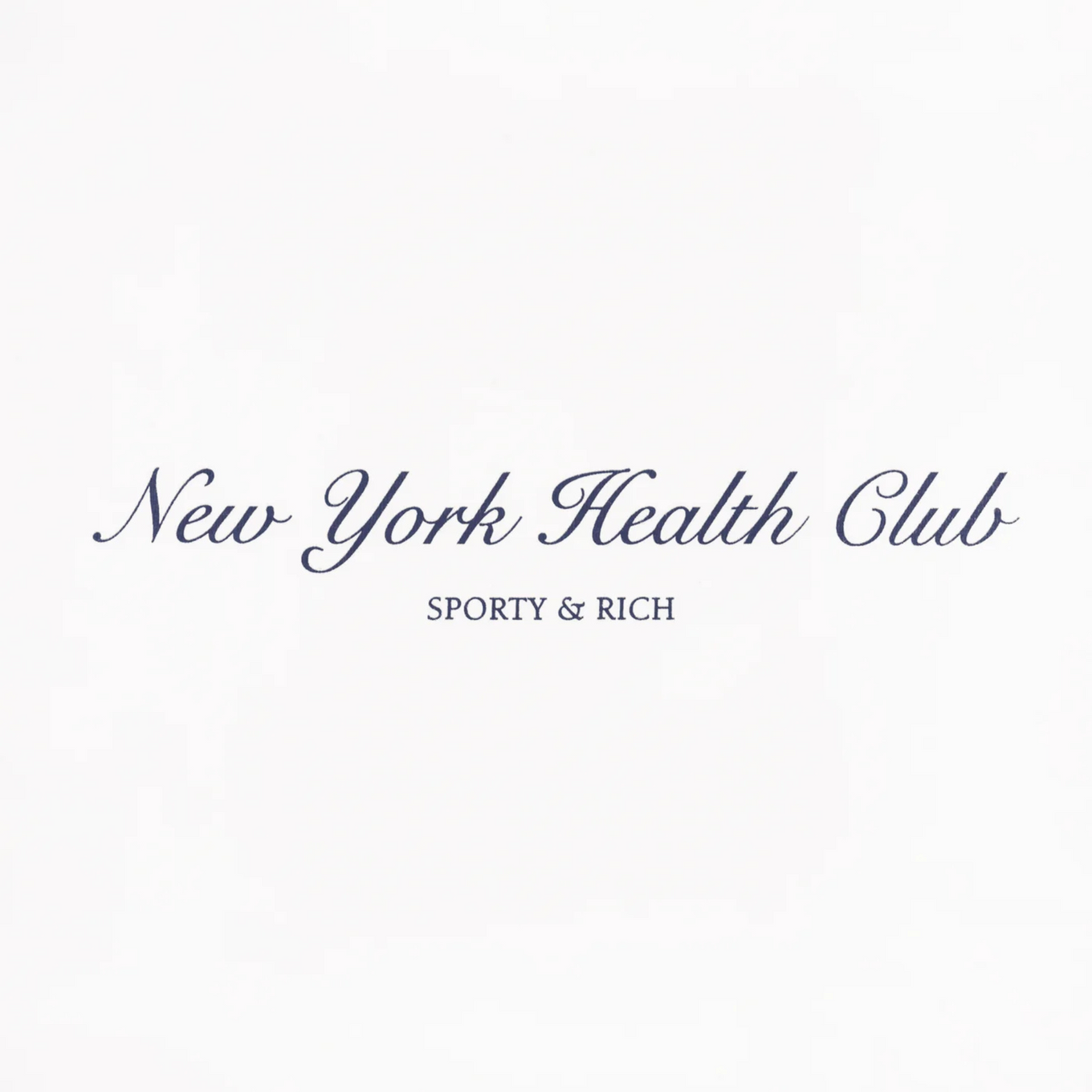 SPORTY & RICH NY HEALTH CLUB T-SHIRT