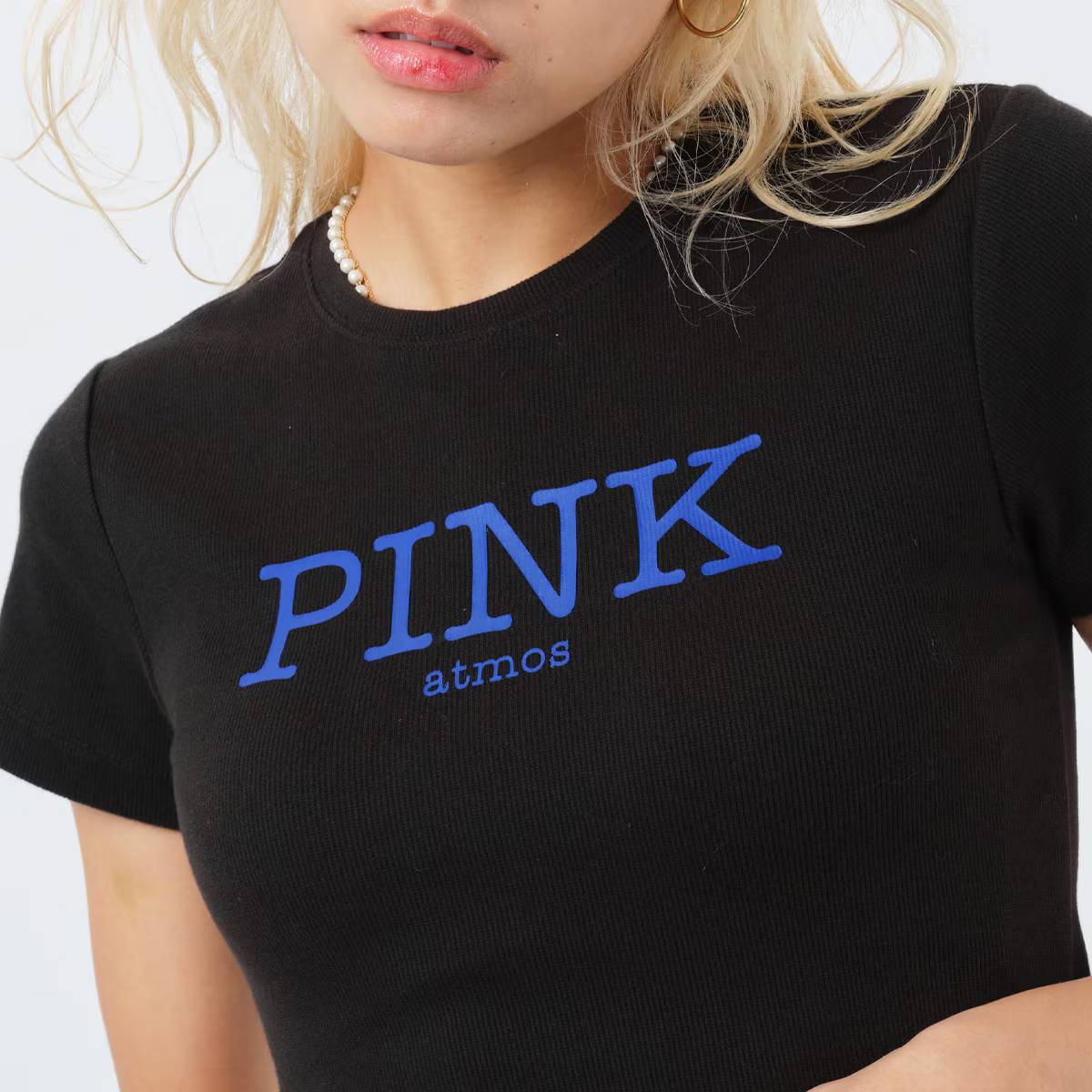 ATMOS PINK RIB TIGHT T-SHIRT