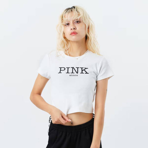 ATMOS PINK RIB TIGHT T-SHIRT