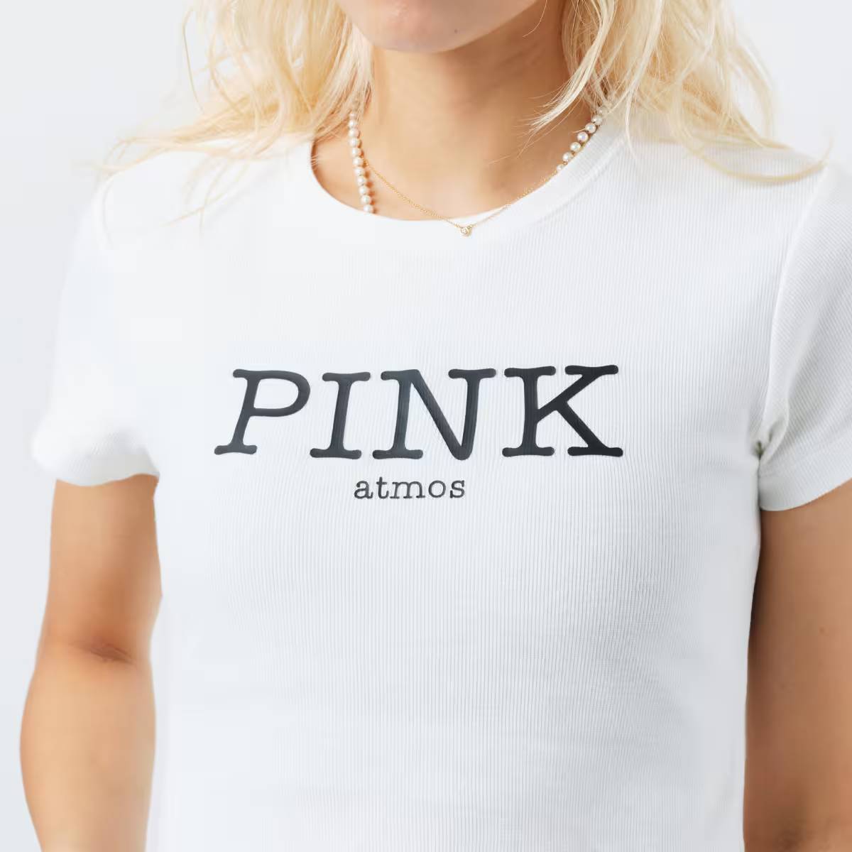 ATMOS PINK RIB TIGHT T-SHIRT