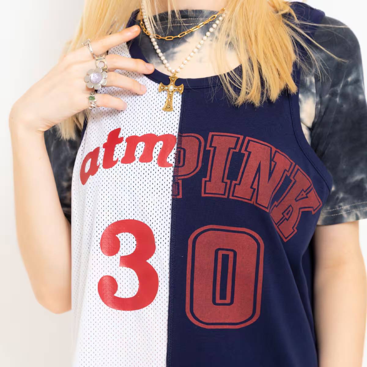 ATMOS PINK MESH DOCKING TANK TOP