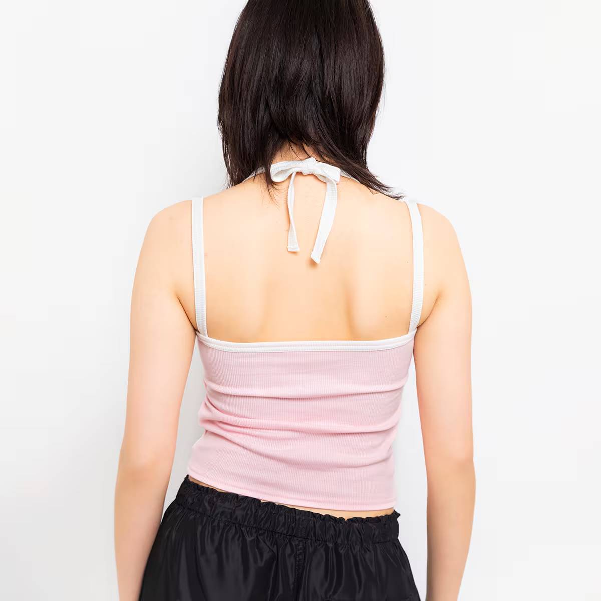 ATMOS PINK HALTER NECK CAMISOLE