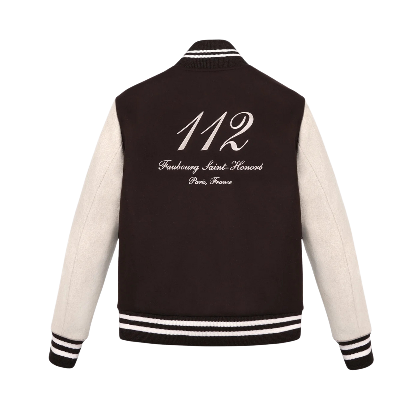 SPORTY & RICH FAUBOURG WOOL VARSITY JACKET