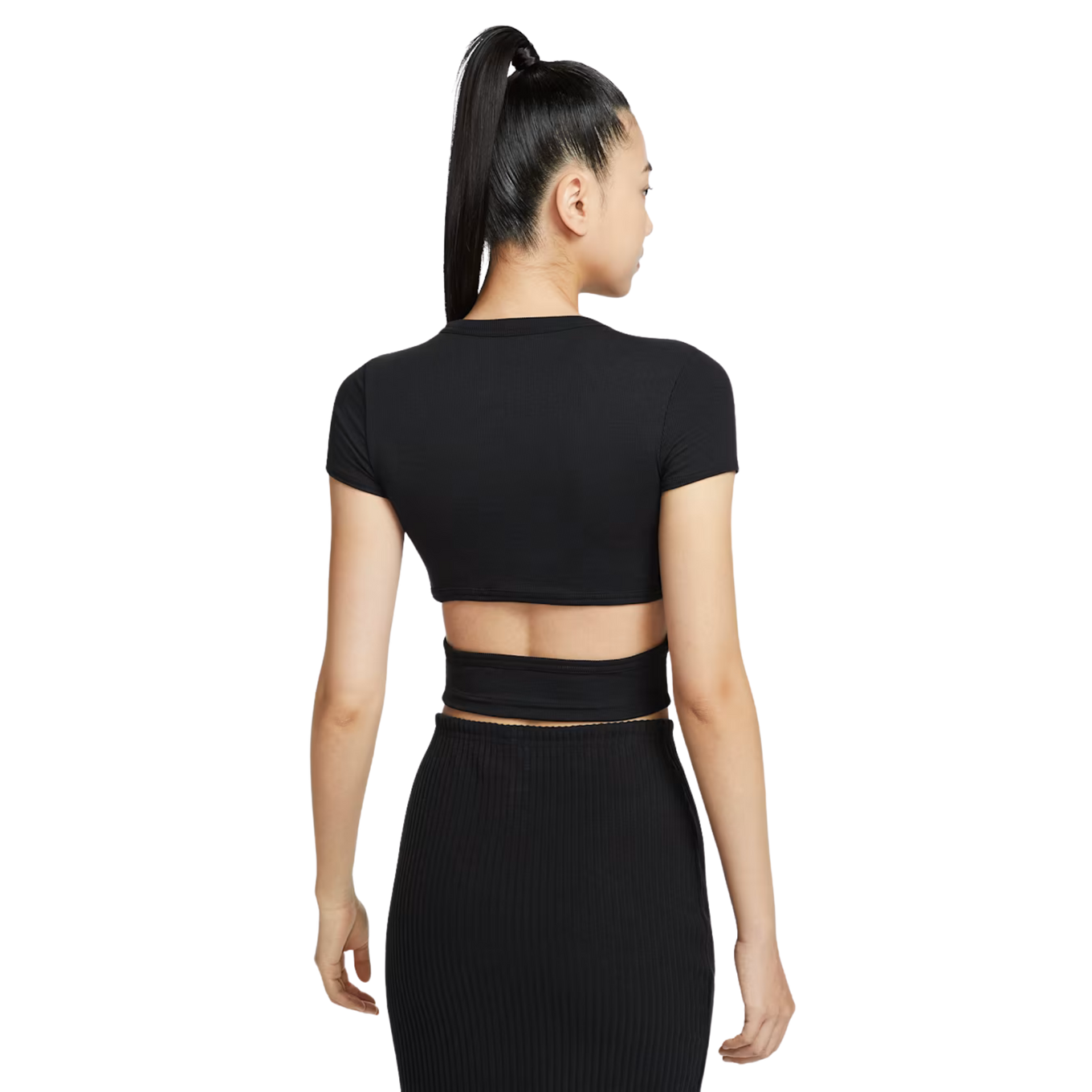 NIKE AS W NSW NK CHLL KNT MRIB SS T