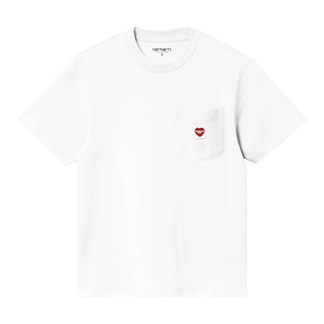 CARHARTT WIP W S/S POCKET SMALL HEART T-SHIRT