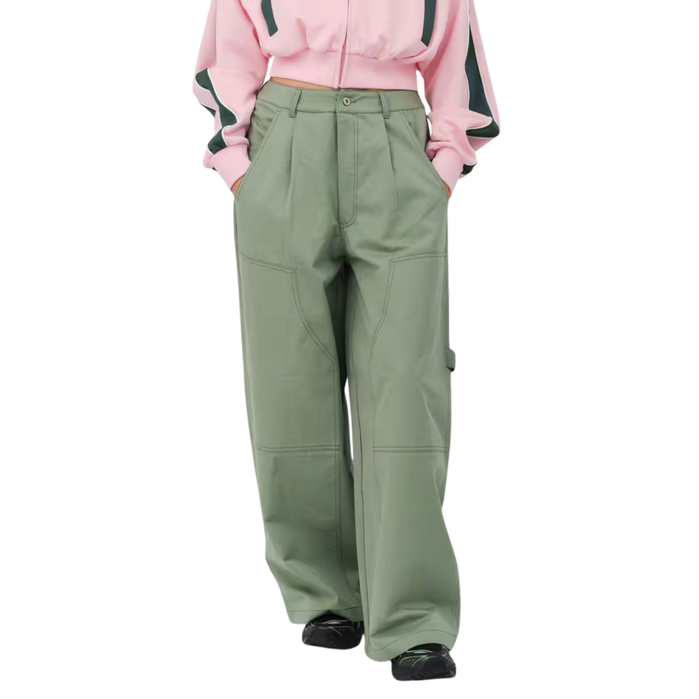 ATMOS PINK SUPER BAGGY CHINO PANTS
