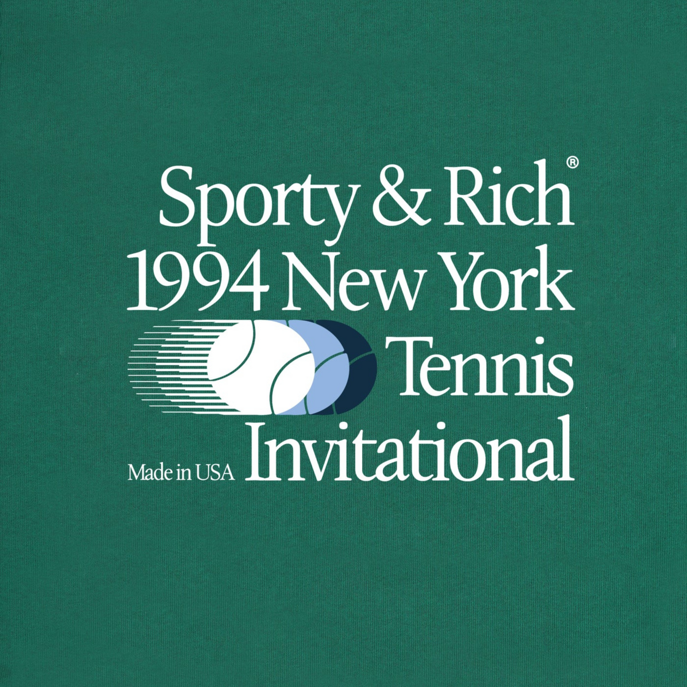 SPORTY & RICH INVITATIONAL T-SHIRT