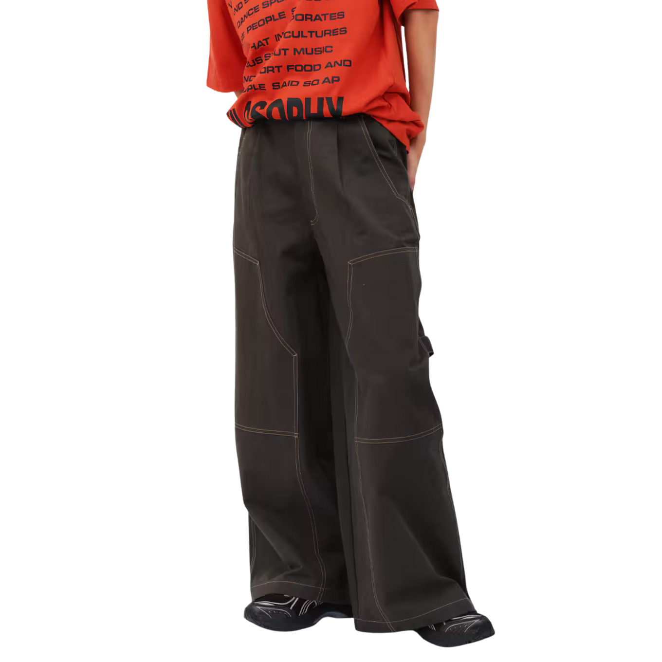 ATMOS PINK SUPER BAGGY CHINO PANTS