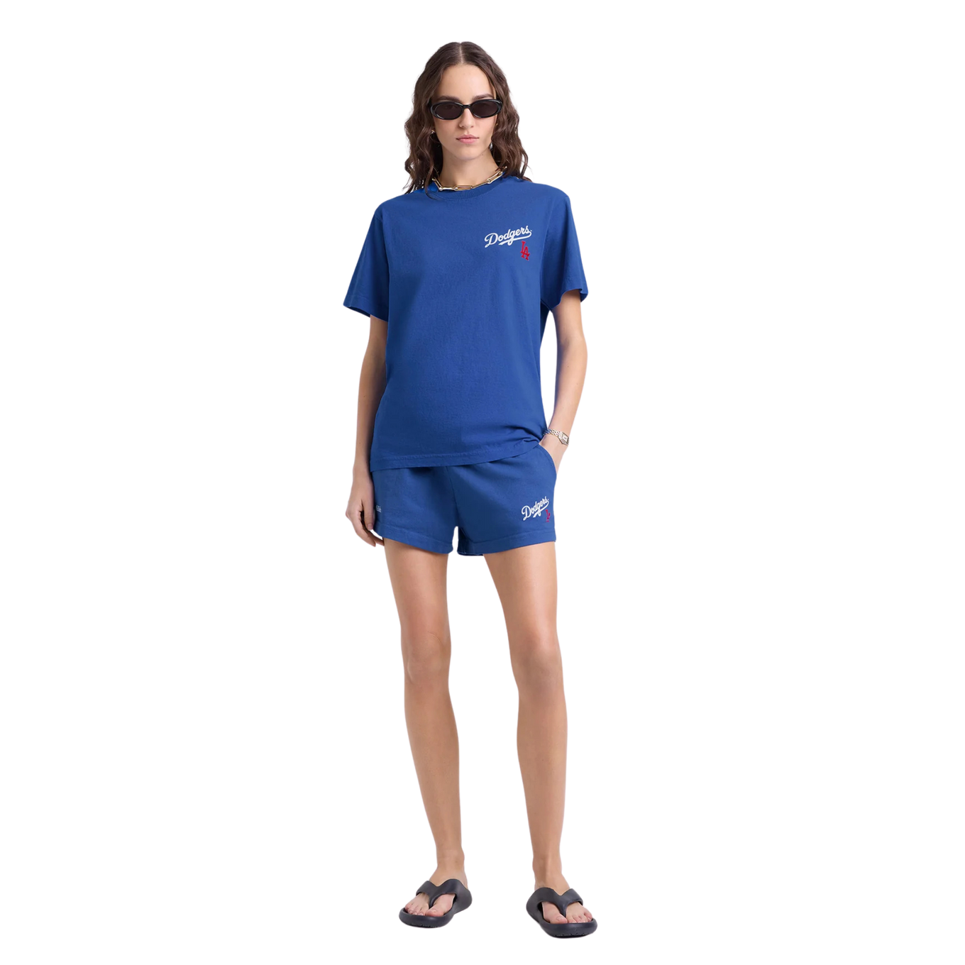 SPORTY & RICH DODGERS SERIF T-SHIRT