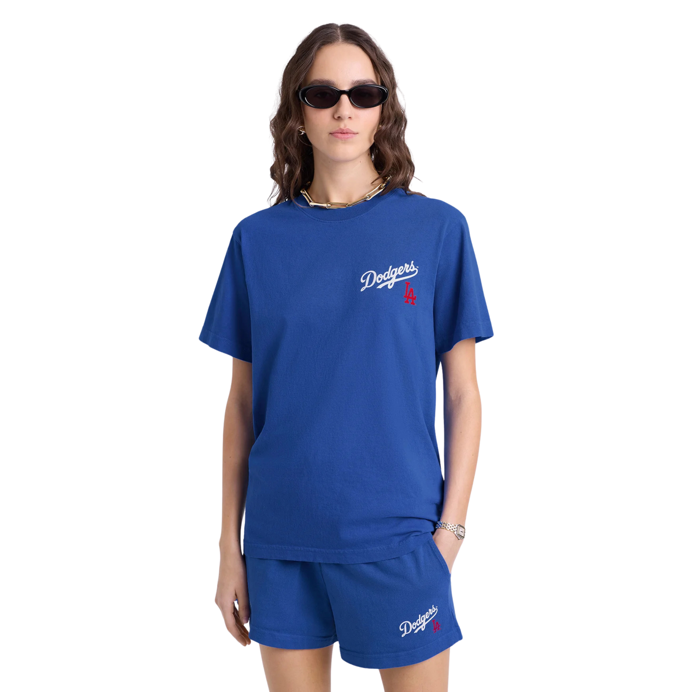 SPORTY & RICH DODGERS SERIF T-SHIRT
