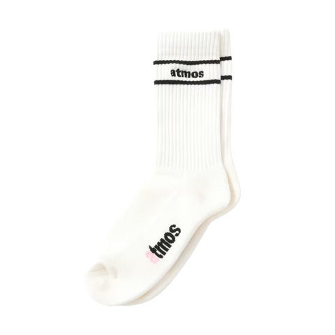 ATMOS PINK CLASSIC EMBROIDERY LOGO LINE SOCKS