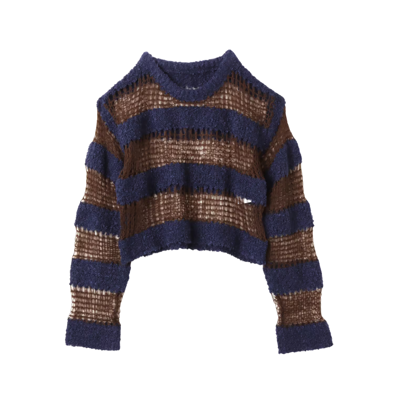 ATMOS PINK BORDER KNIT TOP