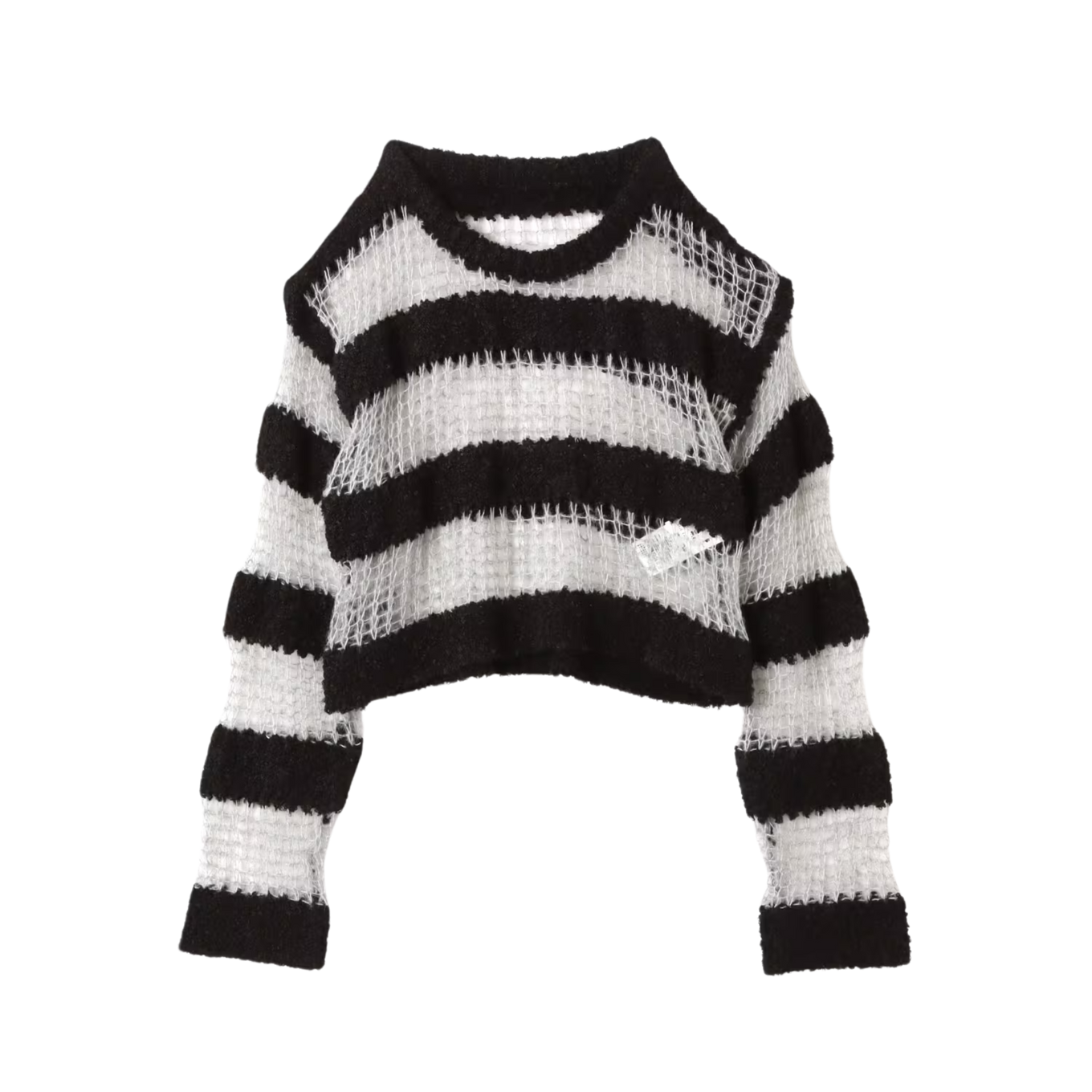 ATMOS PINK BORDER KNIT TOP