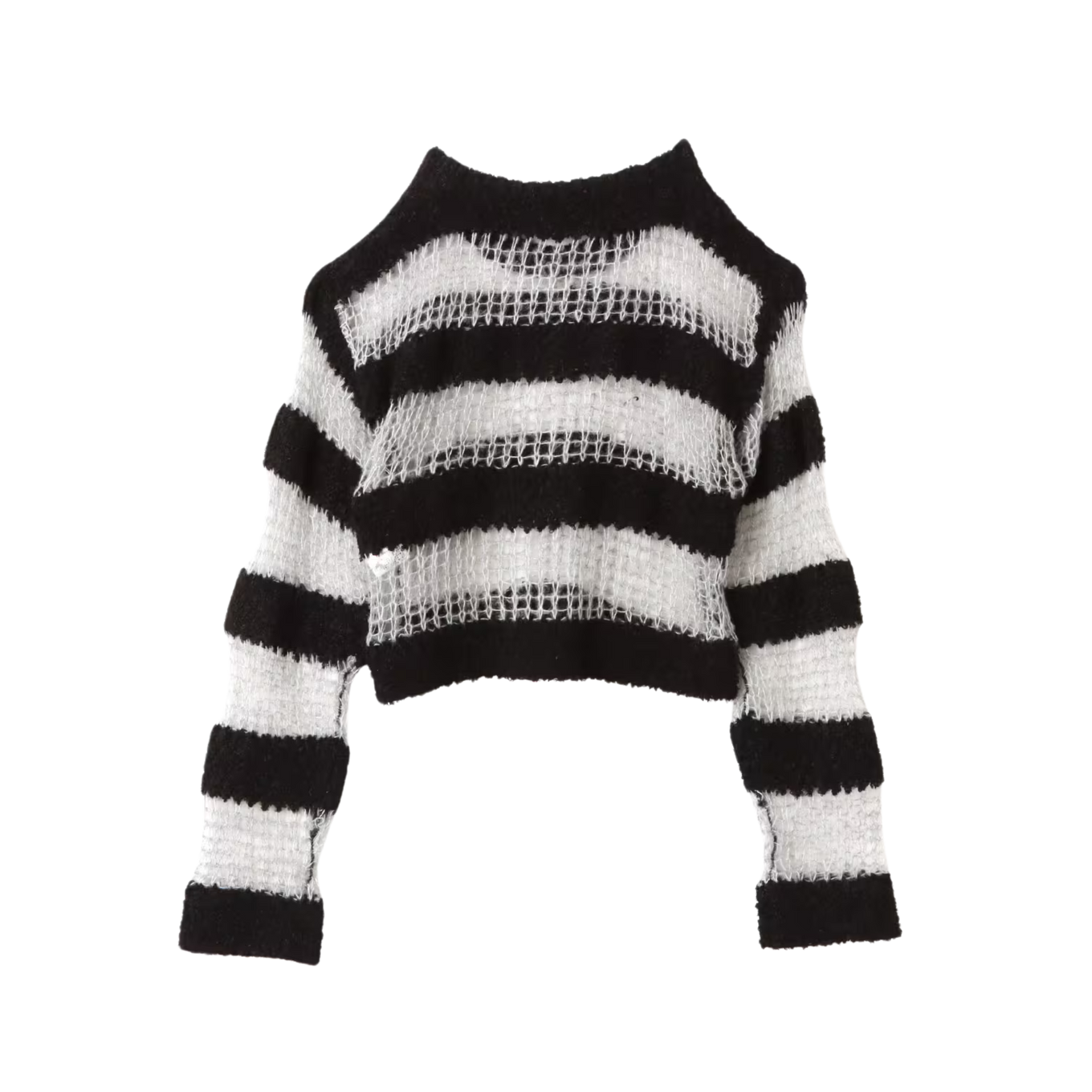 ATMOS PINK BORDER KNIT TOP