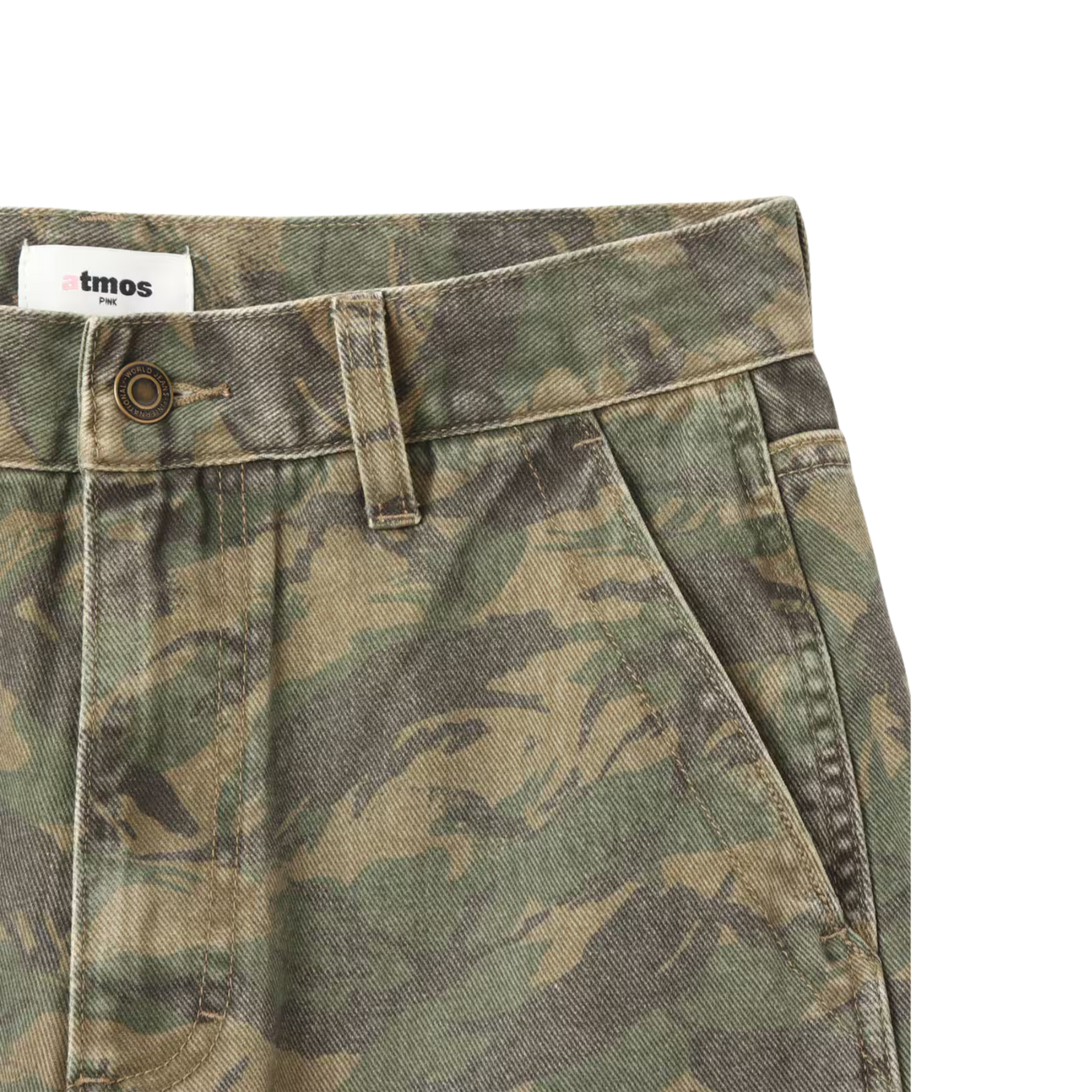 ATMOS PINK CAMOUFLAGE PAINTER HALF PANTS