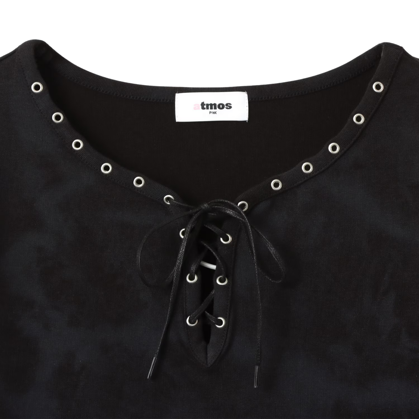 ATMOS PINK LACE-UP TOP