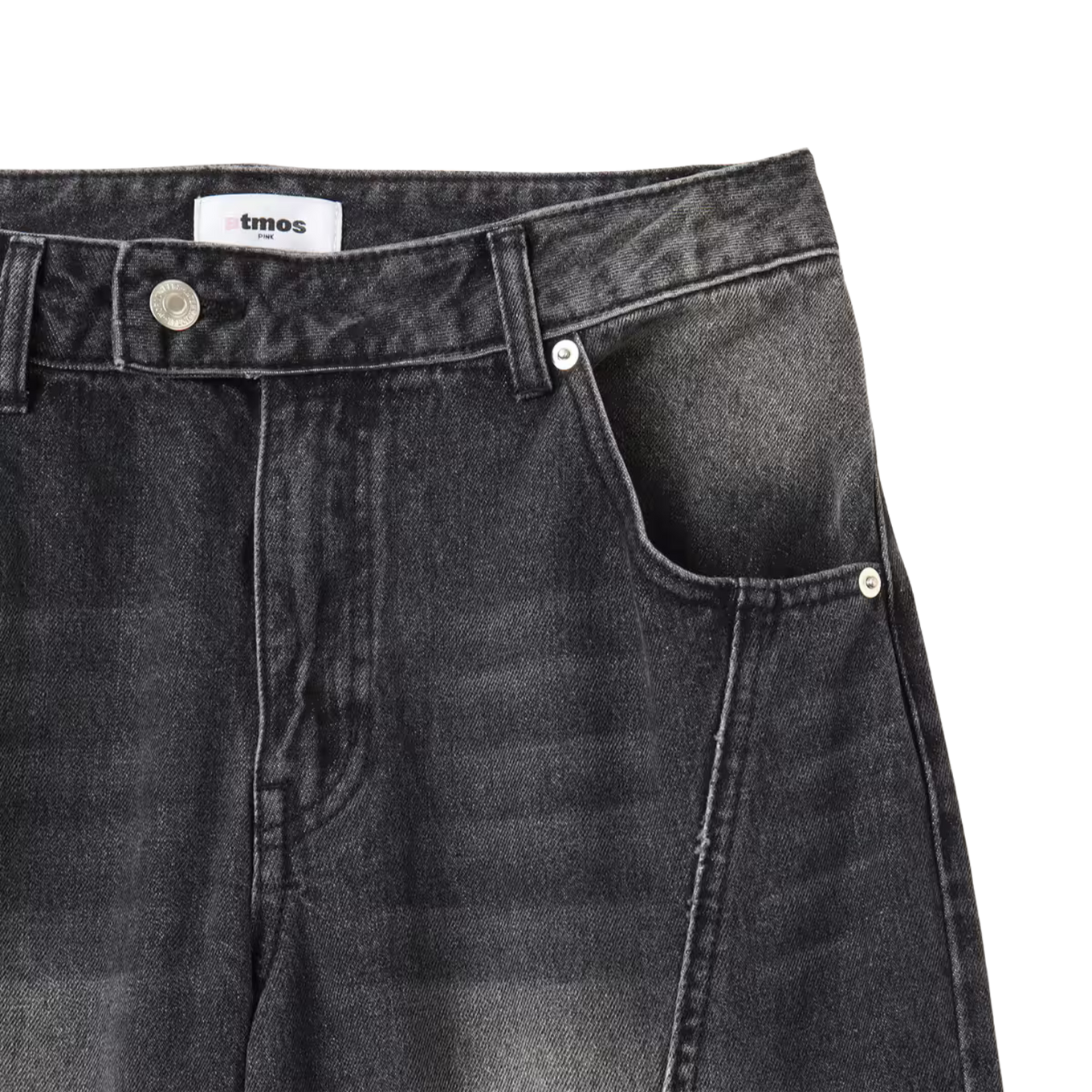 ATMOS PINK BIKER DENIM PANTS