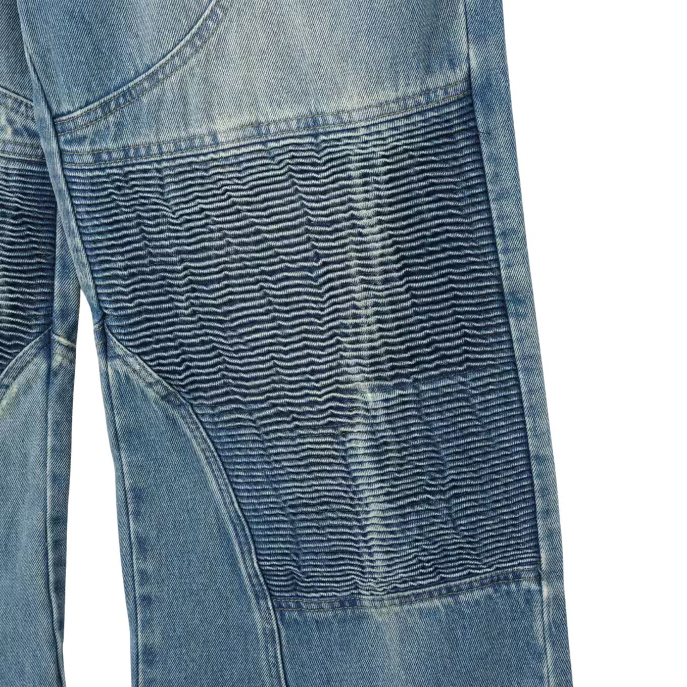 ATMOS PINK BIKER DENIM PANTS