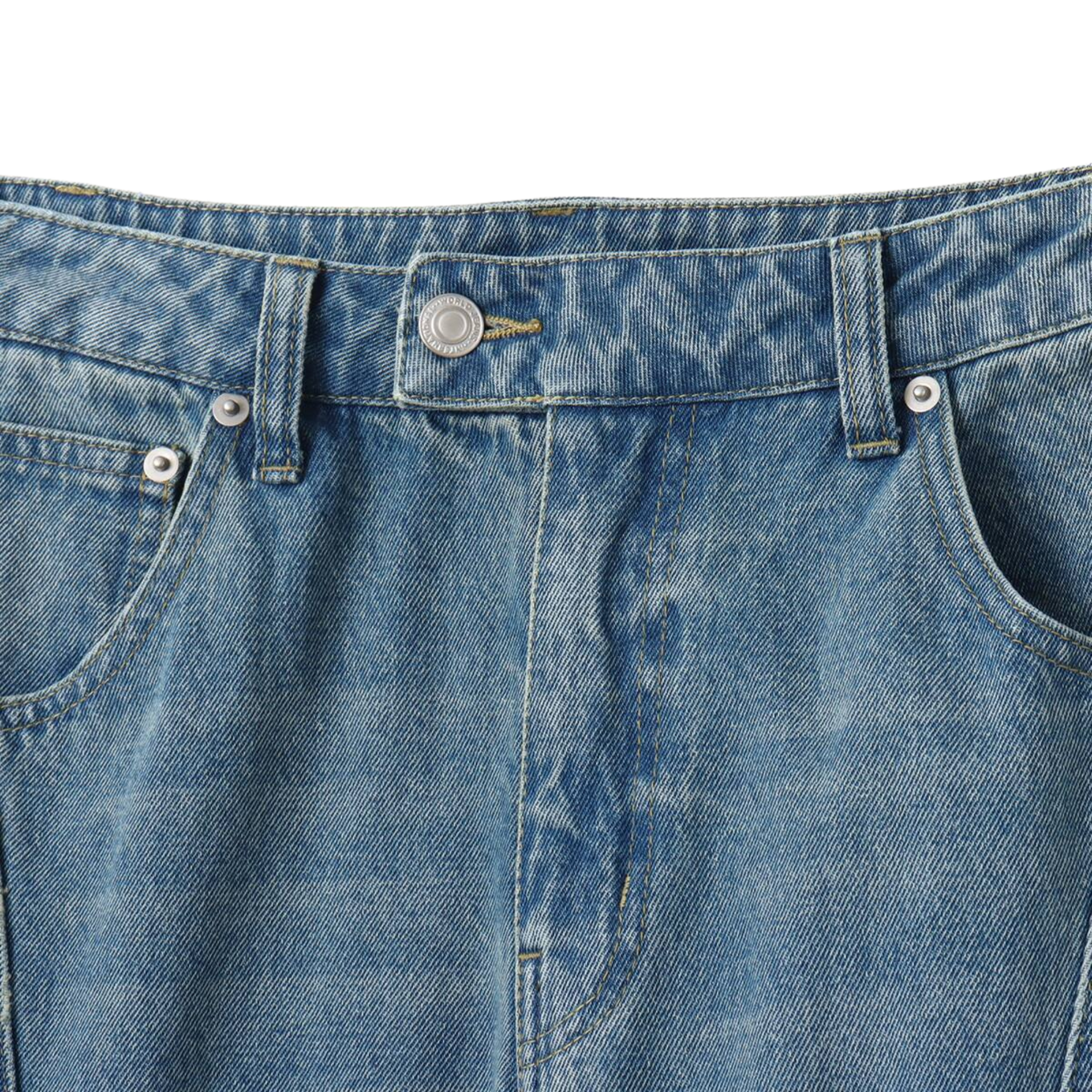 ATMOS PINK BIKER DENIM PANTS