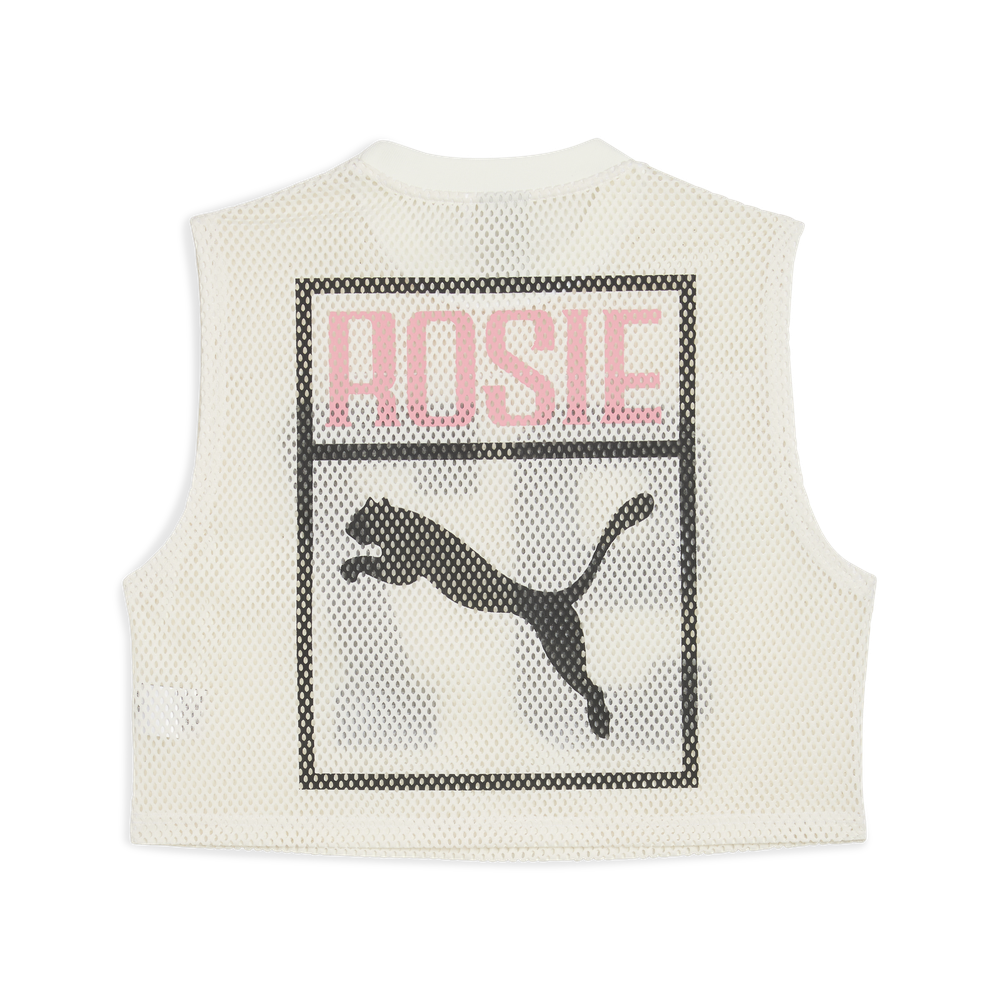 PUMA X ROSE RELAXED MESH TOP PUMA X ROSE RELAXED MESH TOP