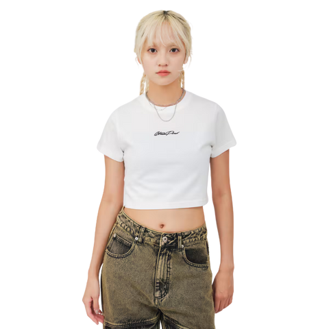 ATMOS PINK CLASSIC EMBROIDERY LOGO SHORT T-SHIRT