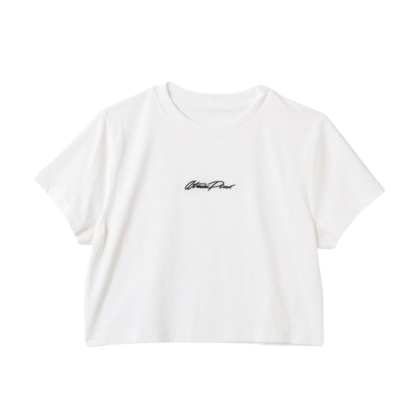 ATMOS PINK CLASSIC EMBROIDERY LOGO SHORT T-SHIRT
