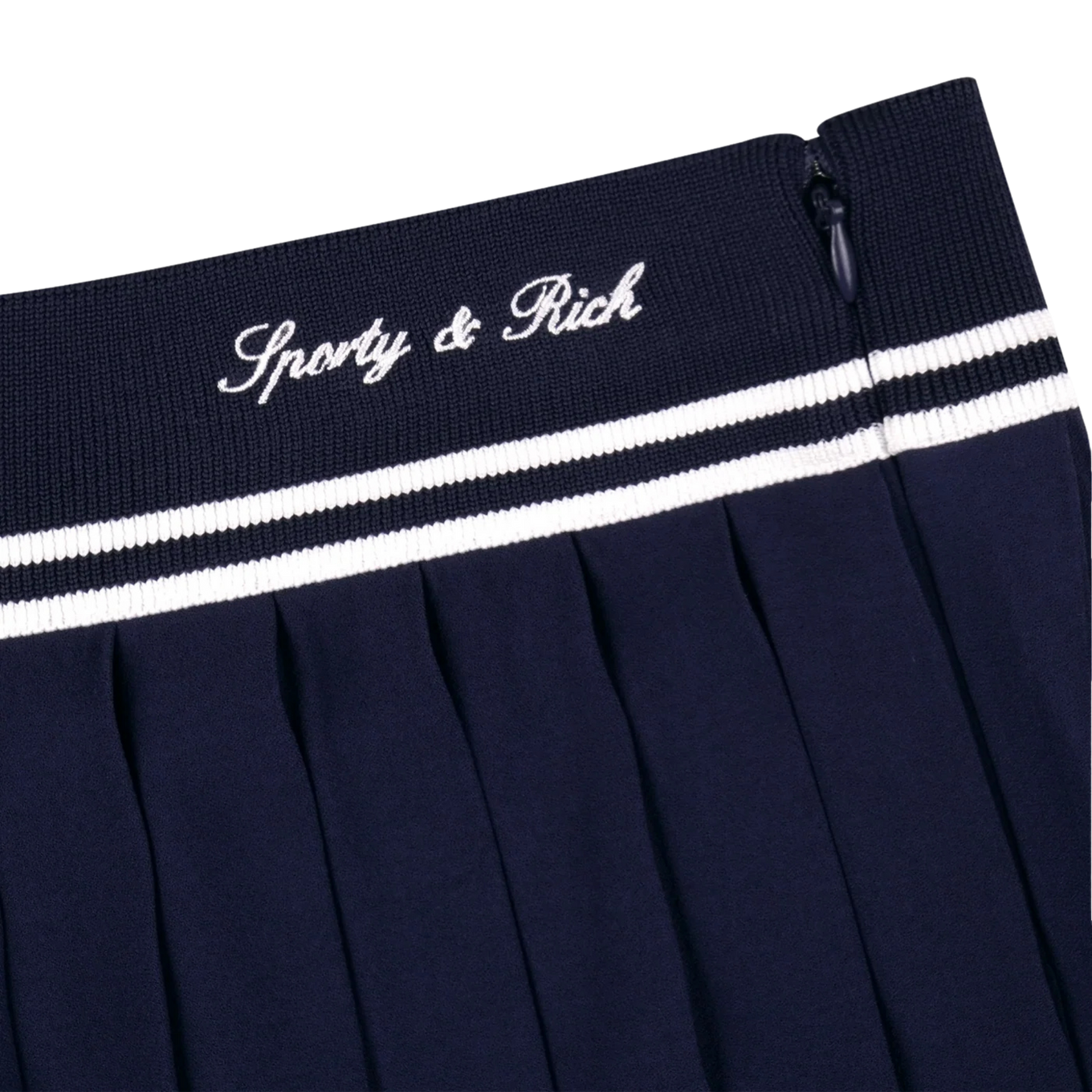 SPORTY & RICH SIGNATURE LOGO ABIGAIL SKIRT
