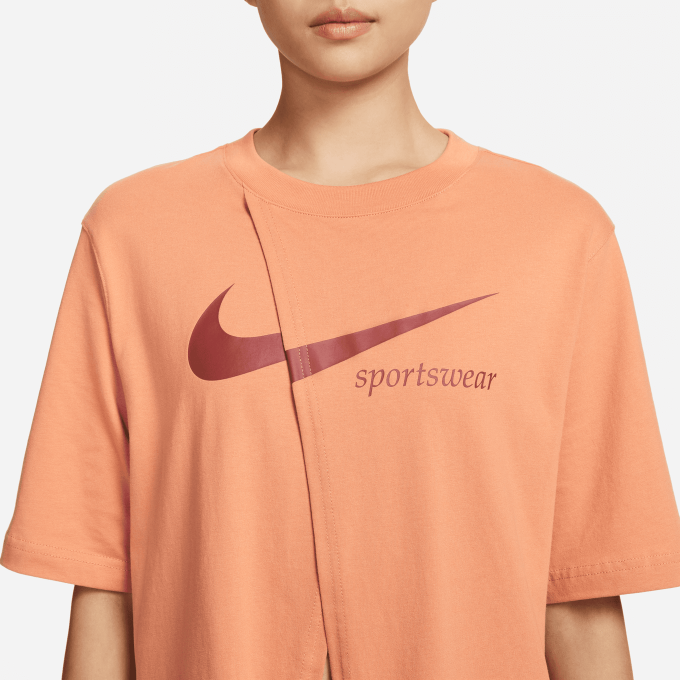 NIKE AS W NSW CLLCTN SLIT OS SS TOP