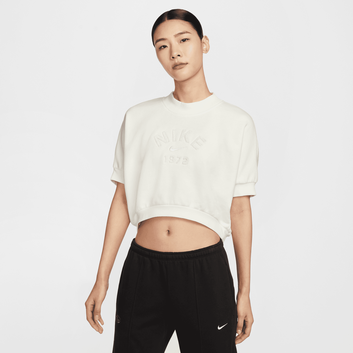 NIKE AS W NSW CLLCTN SS FLC CREW