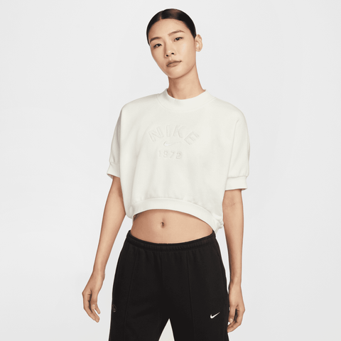 NIKE AS W NSW CLLCTN SS FLC CREW
