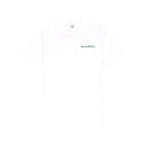 SPORTY & RICH DRINK MORE WATER T-SHIRT
