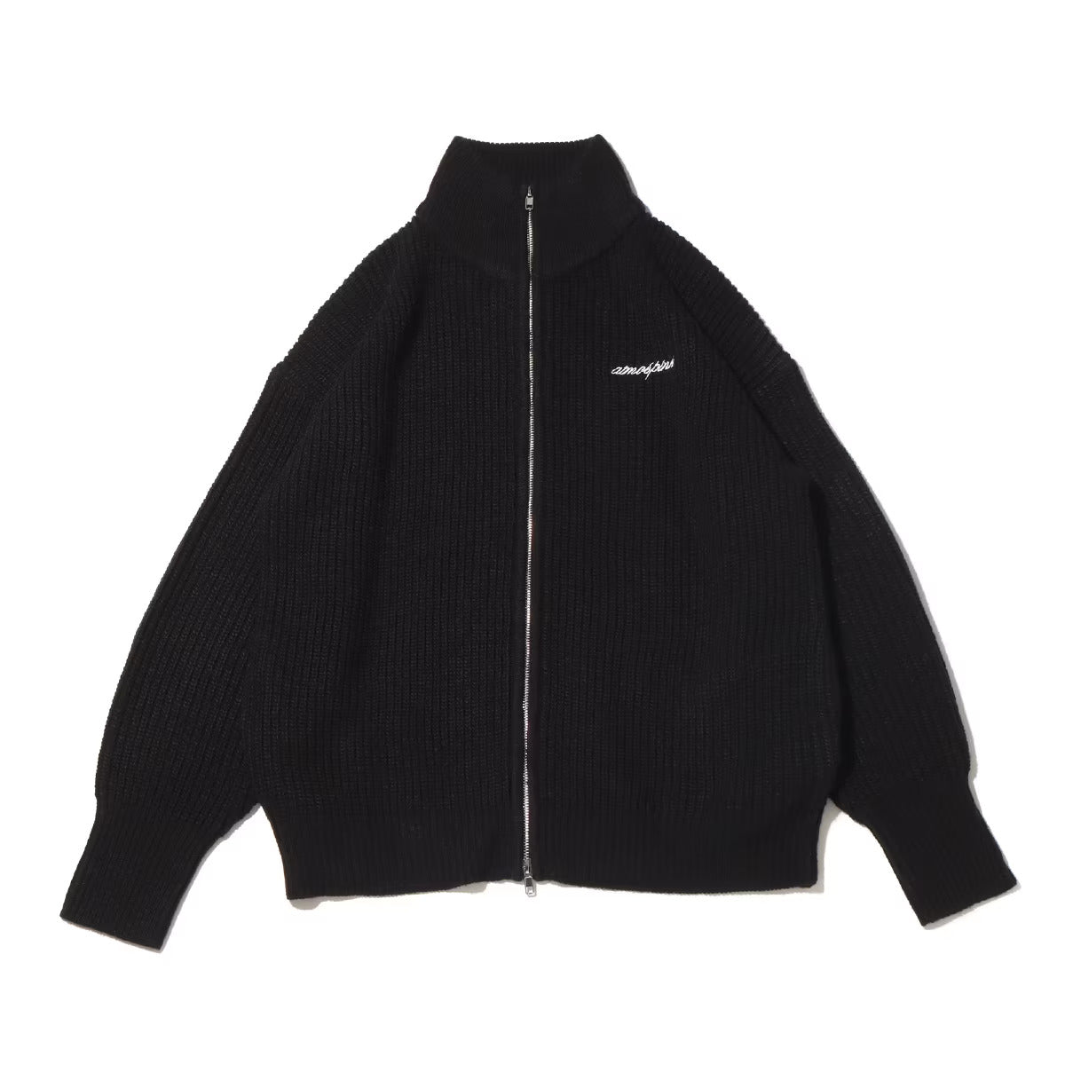 ATMOS PINK DOUBLE ZIP KNIT CARDIGAN