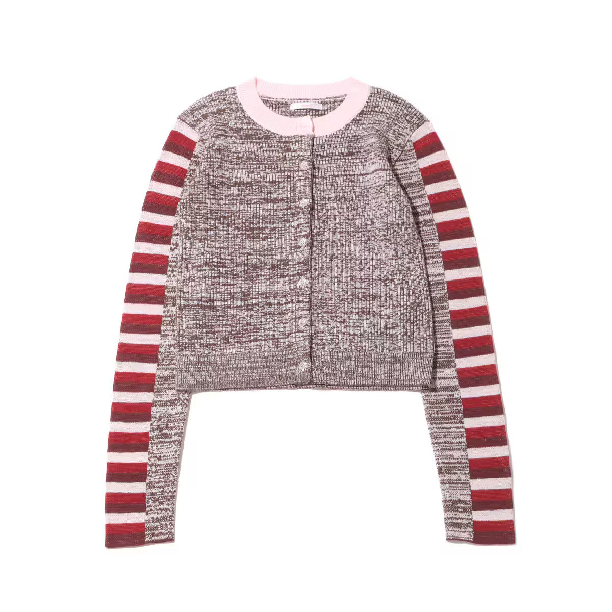 ATMOS PINK COLORFUL TIGHT CARDIGAN